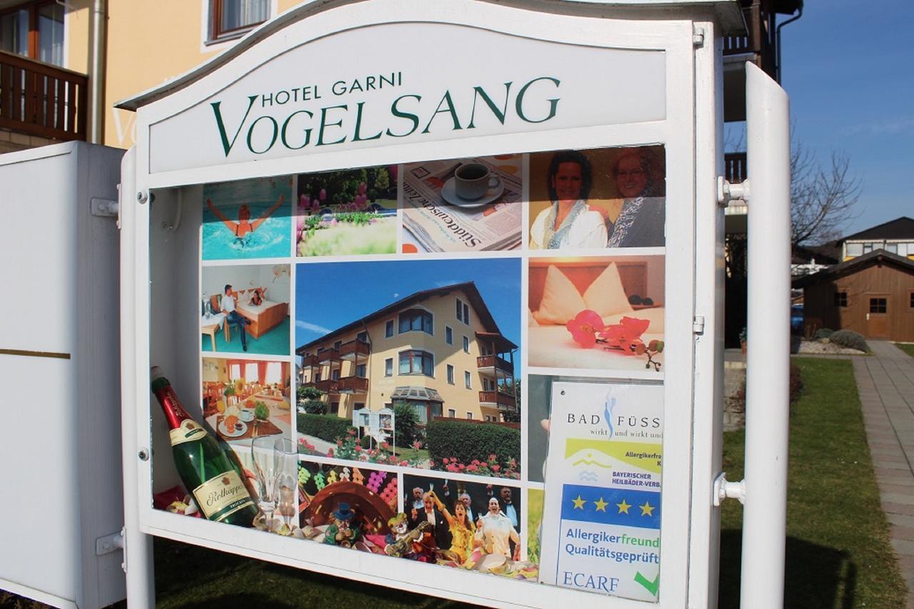Hotel garni Vogelsang Bad Fussing Bagian luar foto
