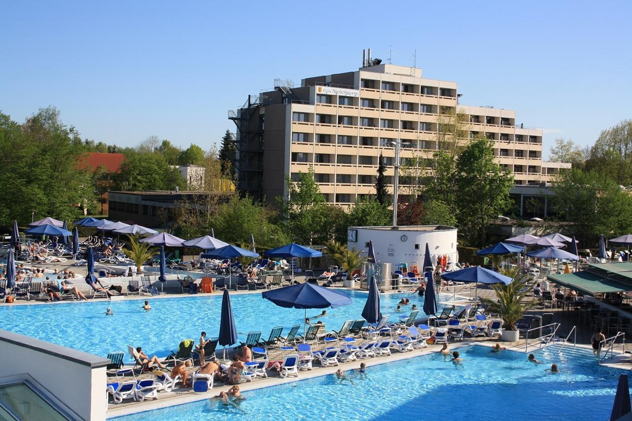 Hotel garni Vogelsang Bad Fussing Bagian luar foto